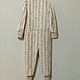 Комбинезон-пижама с застёжкой для туалета. Пижамы и халаты. Инга. Интернет-магазин Ярмарка Мастеров.  Фото №2