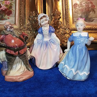 Винтаж ручной работы. Ярмарка Мастеров - ручная работа Винтаж: Royal Doulton.Динки до.Фальстаф.Мини.Статуэтка.. Handmade.