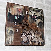 Часы настенные Зима в Питере Часы на стену