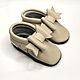 Baby Bow moccasins, Girls' moccasins, Beige Girl Booties, Footwear for childrens, Kharkiv,  Фото №1
