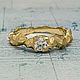 Необычное, кольцо в подарок, кольцо из желтого золота оригинальное, Кольца, Москва,  Фото №1