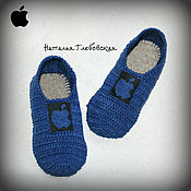 Обувь ручной работы handmade. Livemaster - original item Тапочки "Apple".. Handmade.
