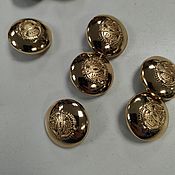 Материалы для творчества handmade. Livemaster - original item Buttons: Gold buttons metal. Handmade.