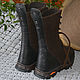 Men's felt boots Wool and leather. Boots. MMwool (marinamol). My Livemaster. Фото №6