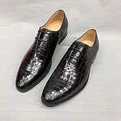 Обувь ручной работы handmade. Livemaster - original item Oxfords made of genuine crocodile leather, handmade, custom-made.. Handmade.