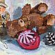 Oil painting 'Christmas toys'. Pictures. Fine Art for Joy. Online shopping on My Livemaster.  Фото №2