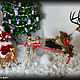 Santa Claus with a deer and a sleigh, the author's BJD doll. Ball-jointed doll. Zlata's fantasy dolls. My Livemaster. Фото №6