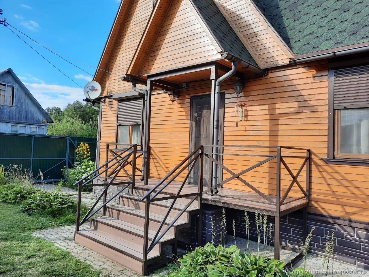 Приставная терраса на дачу из профиля 60х40 купить в интернет-магазине ...