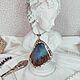 Order Blue Butterfly pendant, Vintage decoration with Morpho Wings. ГЕРБАРИКА. Livemaster. . Pendant Фото №3