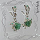 Earrings 'Tropicana-super' 925 silver, natural emeralds. VIDEO. Earrings. MaksimJewelryStudio. Online shopping on My Livemaster.  Фото №2