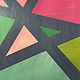 Order Abstract oil painting Geometric shapes; pink and green. letymary (letymary). Livemaster. . Pictures Фото №3