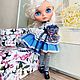 Кукла блайз кастом custom Blythe натуральные локоны, Шарнирная кукла, Москва,  Фото №1