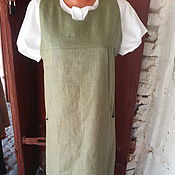 Одежда handmade. Livemaster - original item Sundress linen 