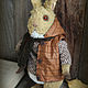 Order Mustard rabbit, brother rabbit Gray. Irina Sayfiydinova (textileheart). Livemaster. . Stuffed Toys Фото №3