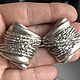 Винтаж: Серебряные винтажные серьги. Серьги винтажные. Vintage Fair. Интернет-магазин Ярмарка Мастеров.  Фото №2