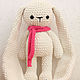 amigurumi to buy, buy amigurumi toy, crochet Bunny, crochet, knit Bunny with long ears, knitted plush Bunny, knitted Bunny large, buy knitted rabbit, knitted toys photo
