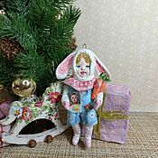 Сувениры и подарки handmade. Livemaster - original item Christmas toys: bunny boy. Handmade.