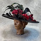 Аксессуары handmade. Livemaster - original item Women`s retro hat 