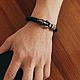 Bracelet Cancer | Nickel Silver / Premium leather. Braided bracelet. totemicashop. My Livemaster. Фото №5