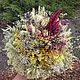 Букет из полевых сухоцветов, d 30 cм, Цветы сухие и стабилизированные, Анна,  Фото №1