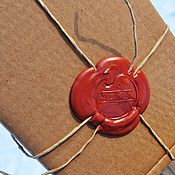 Косметика ручной работы handmade. Livemaster - original item Gift packaging in a box with sealing wax seal. Handmade.