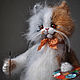 The artist knitted the cat. Stuffed Toys. Knitted toys Olga Bessogonova. My Livemaster. Фото №4