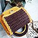 Knitted bag with pocket, Classic Bag, Kolomna,  Фото №1
