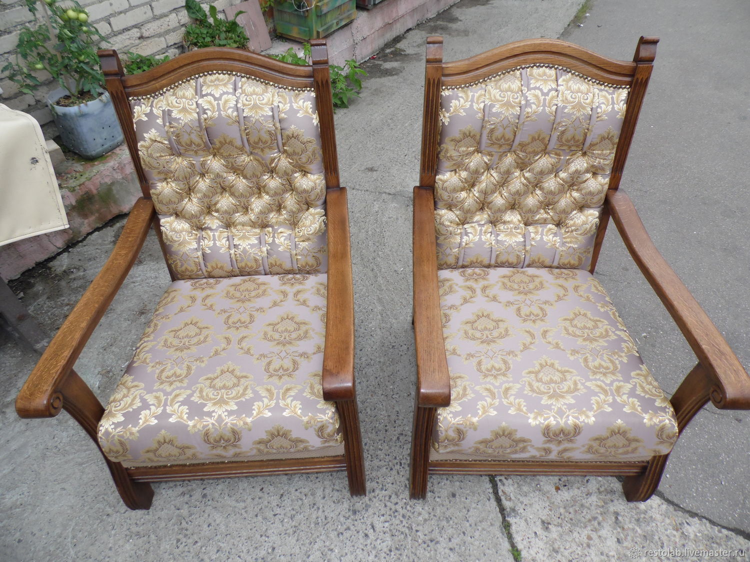 Реставрация старого кресла кровати своими руками