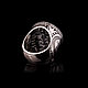 Кольцо / Перстень "Послание" из серебра с бриллиантами. Перстень. BUGAKOV jewelry. Ярмарка Мастеров.  Фото №6