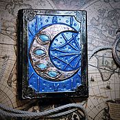 Notebook on rings leather 