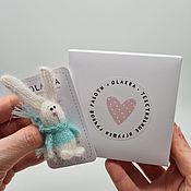 Украшения handmade. Livemaster - original item Cute bunny brooch OLAKRA. The gift of a friend.. Handmade.