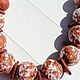 Заказать Бусы Сахара (коричневый, крупные бусы, длинные бусы). Формула Радости. Ярмарка Мастеров. . Бусы Фото №3
