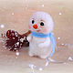 felt toy: Snowman. Felted Toy. ufawooltoys (ufawooltoys). Online shopping on My Livemaster.  Фото №2
