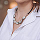 Necklace with Jasper ' Laurel», Necklace, Moscow,  Фото №1