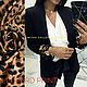 Жакет  LEOPARD с Атласом Армани Limited Collection. Жакеты. TrendArtStudio Honey Mustard. Ярмарка Мастеров.  Фото №5
