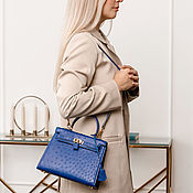 Сумки и аксессуары handmade. Livemaster - original item Women`s bag made of genuine ostrich leather IMS0514VC. Handmade.