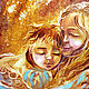 In the arms of the universe - painting on canvas. Pictures. Annet Loginova. My Livemaster. Фото №4