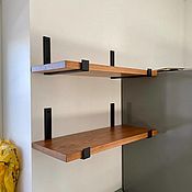 Для дома и интерьера handmade. Livemaster - original item Kitchen shelves made of beech slab (project g. Lukhovitsy). Handmade.