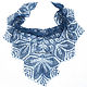 Dark blue shawl made of linen, Shawls, Lomonosov,  Фото №1