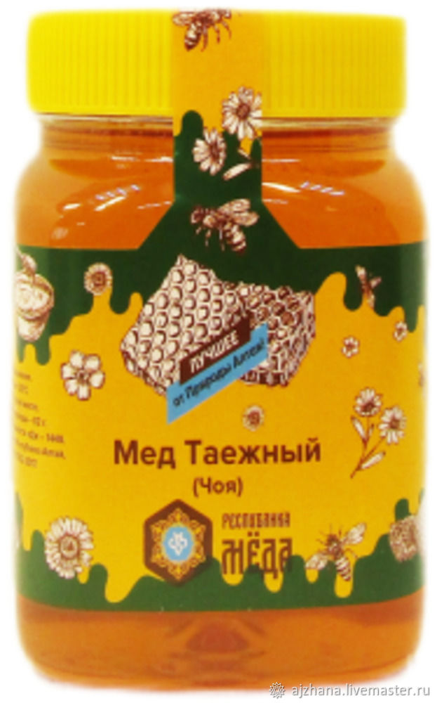 Мед "Таежный" 500 г – купить на Ярмарке Мастеров – Q5OWARU | Мёд ...