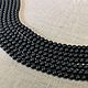 Shungite 6 mm, black beads made of natural stones, Beads1, Ekaterinburg,  Фото №1