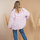 Order Pink bomber jacket for women. SHAPAR - knitting clothes. Livemaster. . Cardigans Фото №3