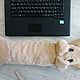 Hand pillow Dog for working at the keyboard, cushion-roller. Pillow. Lara (EnigmaStyle). My Livemaster. Фото №4
