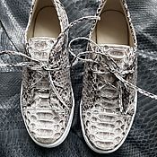 Обувь ручной работы handmade. Livemaster - original item Python JAZZ Women`s Sneakers. Handmade.