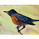 Painting with the bird 'Oriole' oil, Pictures, Belgorod,  Фото №1