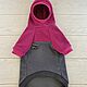 Order Clothing for cats 'Fleece Jacket with hood - Grey fuchsia'. Happy-sphynx. Livemaster. . Pet clothes Фото №3