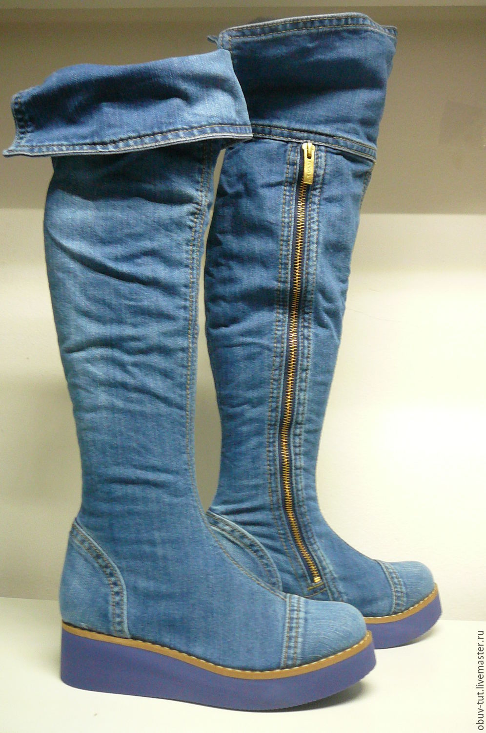 Ersax джинсовые женские ботинки сaпоги кожaнные 36,37,38,39,40 Киев в ...