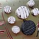 Серьги из деревянных бусин. Деревянные серьги. Серьги классические. ZEBRA Бусы. Деревянные украшения.. Ярмарка Мастеров.  Фото №5