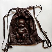 Сумки и аксессуары handmade. Livemaster - original item 3D Bag-bag made of genuine leather 