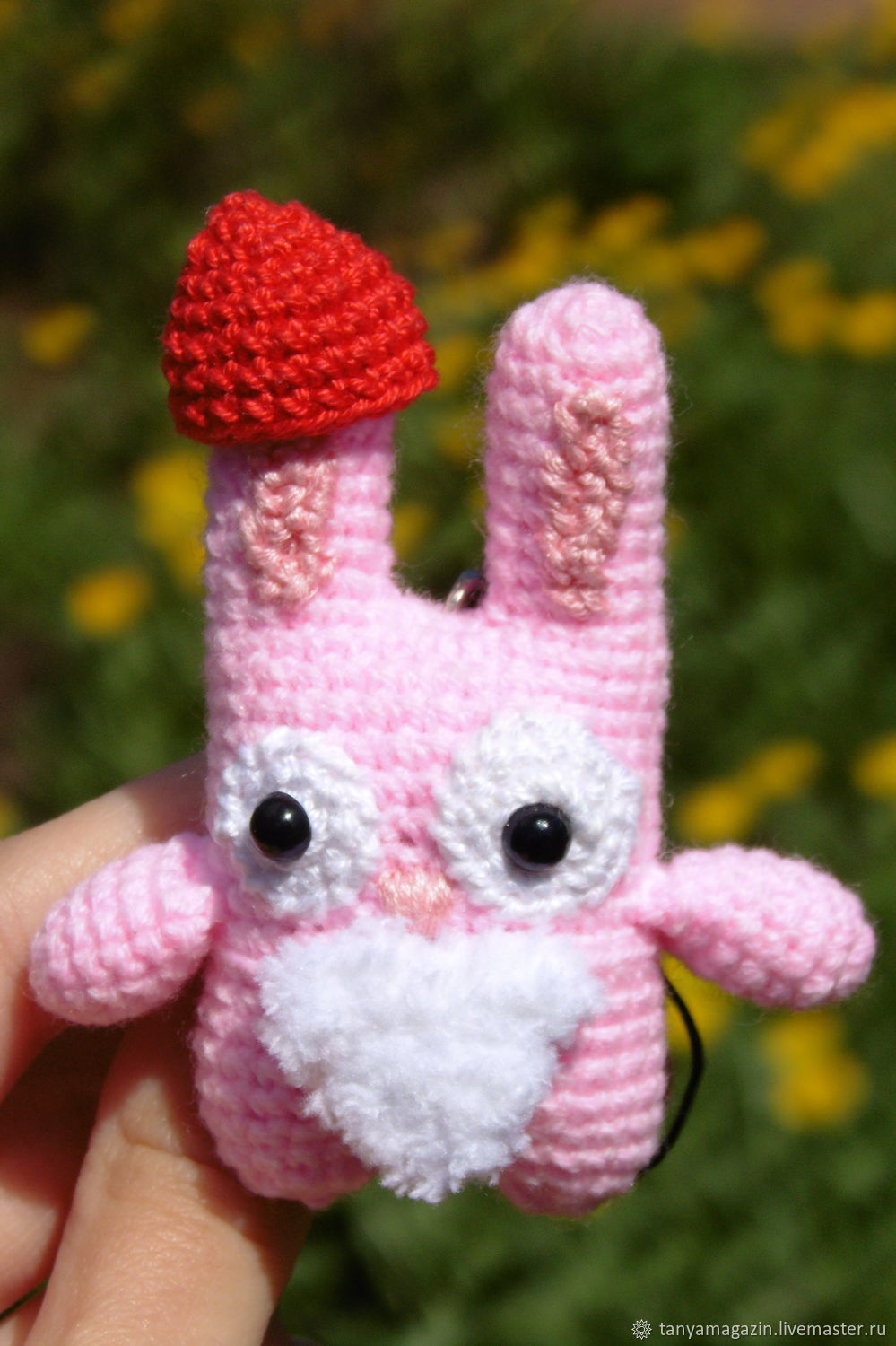 Lenny the ice rabbit from the Sims 2 and 3 game. Pink rabbit. magic dwarf –  купить на Ярмарке Мастеров – LDOWACOM | Key chain, Sarapul